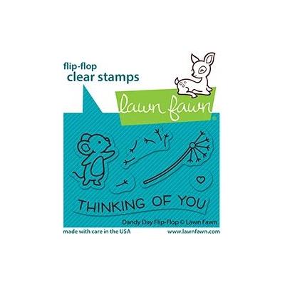 Lawn Fawn Clear Stamps - Dandy Day Flip-Flop